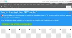 Desktop Screenshot of feet-garden.com